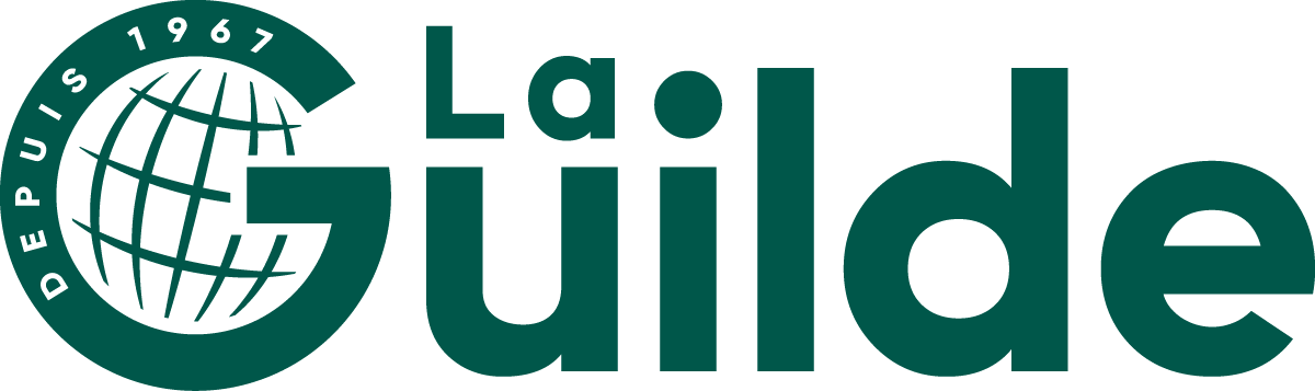 La guilde logo allonge vert